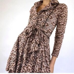 Altar’d state gorgeous dressy trench coat with belt size XS sheer mesh top